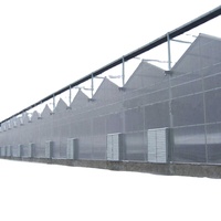FUMA FM-MFMS Commerciële Multi-span Venlo-type kas met polycarbonaat platen voor hydroponie