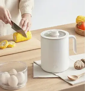 1L Mini Home Kitchen Electric Rice Cooker Portable with Steamer for Rice Cooking at Home