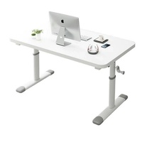 Table élévatrice manuelle, table d'ordinateur, bureau à domicile, bureau d'étude pour enfants, bureau d'écriture pour étudiants, petite table de chevet pour bureau
