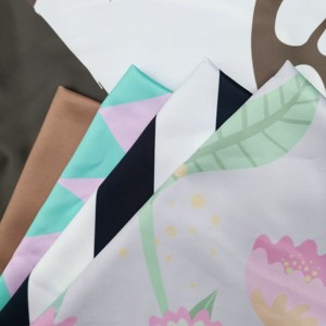 Nhà Máy Tùy Chỉnh 100% Polyester In Kỹ Thuật Số Matte <span class=keywords><strong>Satin</strong></span> Phụ Nữ Ăn Mặc Vải - Product Image 2