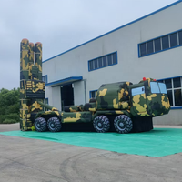 Özel boyut şişme tankı tuzak şişme hedef tankı satılık şişme askeri yem tankı