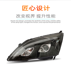 Faros Delanteros LED para Honda CR-V, Conjunto de Faros 2007-<span class=keywords><strong>2011</strong></span>, Luces Diurnas LED Modificadas, Señales de Giro, Lente Láser - Product Image 6