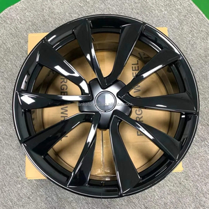 Cerchi Neri da 18-22 Pollici per Veicoli Elettrici X Plaid, Cerchioni Forgiati in Alluminio con ET <span class=keywords><strong>25mm</strong></span> per Tesla Model 3, Model Y e Model S - Product Image 2