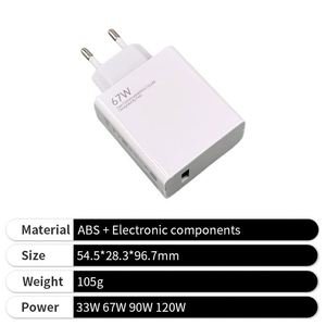 Custom Charger 67W ECompact Lightweight Custom Logo Laser Engraving Minimalist Charger for Forums & Seminars - Product Image 5