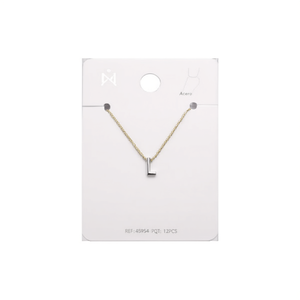 Cavigliera a L in Acciaio Inossidabile Acero 45954, 12 Pezzi, Design con Lettera L - Product Image 2