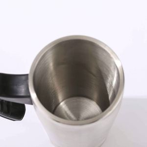 Gobelet isotherme en acier inoxydable pour adultes, design moderne, avec poignée et couvercle, idéal pour les voyages - Product Image 5