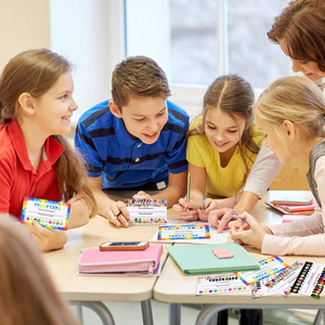 ขายส่งจากโรงงาน แพ็ค 50 ใบ การ์ดสะสมคะแนนส่งเสริมการเรียนภาษาอังกฤษ การ์ดสะสมคะแนนนักเรียนแบบเขียนมือ - Product Image 2