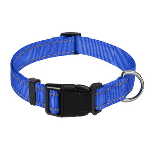 Custom Reflective Durable Natural Fabric Eco Friendly Pet Collar Heavy Duty Hemp <b>Dog</b> Collar for Small <b>Dogs</b> Medium and Large - Product Image 1