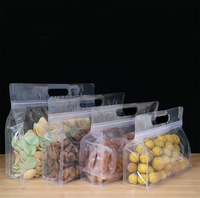 Hitteverzegelbare, herbruikbare, voedselveilige, gelamineerde, transparante staande pouch voor rijstmeel, diervoeder, gedroogd fruit & brood