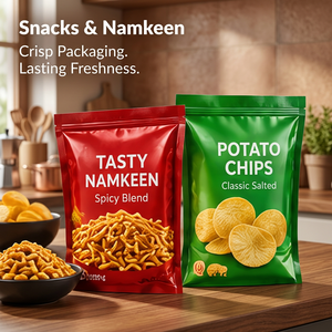 Sachets en plastique BOPP personnalisés imprimés en héliogravure, à fermeture éclair, de qualité alimentaire, pour l'emballage de snacks, de chips et de chips de pommes de terre - Product Image 2