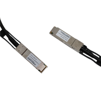Cable de Cobre de Conexión Directa Pasiva QSFP28 DAC de 100G, 1m 2m 3m 5m, Cable Transceptor Twinax para Servidor de Conmutación 100GbE