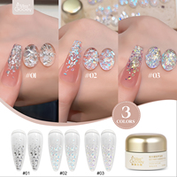 Missgooey Vernis Gel Pailleté Irisé Holographique Réfléchissant Effet Flash, Soak Off, Sans HEMA, Vente en Gros, Marque Privée, Pour Salons de Manucure