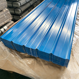 Lámina de Acero Galvanizado Corrugado PPGI, Lámina de Techo de Metal de Calibre 26, Lámina de Techo de Aluminio y Zinc Recubierta <span class=keywords><strong>para</strong></span> Material de Construcción de Viviendas - Product Image 1
