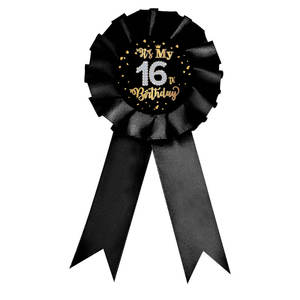 Broches de fête d'anniversaire, récompense d'anniversaire, ruban, broche pour femmes et hommes, c'est mon 80e anniversaire, badge en étain - Product Image 4