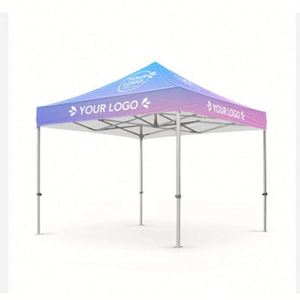 Carpa Plegable Básica 10x10 con Bolsa de Transporte con Ruedas, 8 Estacas, Cuerdas, 4 Bolsas con Peso, Impermeable, Resistente al Viento y al Fuego - Product Image 1