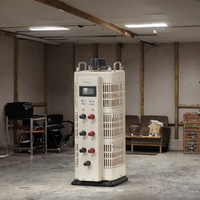 Régulateur de tension automatique triphasé AC MSKJ de haute qualité 380V, stabilisateur de puissance 0V-430V en cuivre 3kVA SVC avec affichage numérique