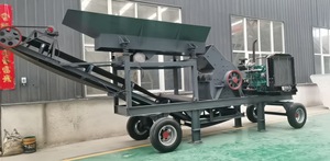 金鉱採掘設備処理プラント ハンマーミルクラッシャー 金鉱採掘用ボールミル 小型ディーゼル式 - Product Image 2