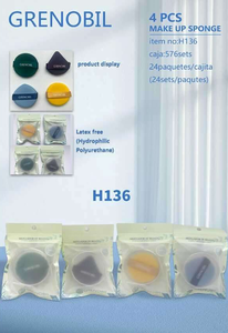 Éponge faciale Piz 576, outil de maquillage lavable pour l'application et le mélange des produits - Product Image 3