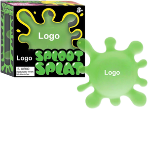 Wholesale Custom Neon Virus Splat <b>Ball</b> <b>Sticky</b> TPR Water Filled Squeeze Splash <b>Ball</b> For Office Stress Relief - Product Image 1
