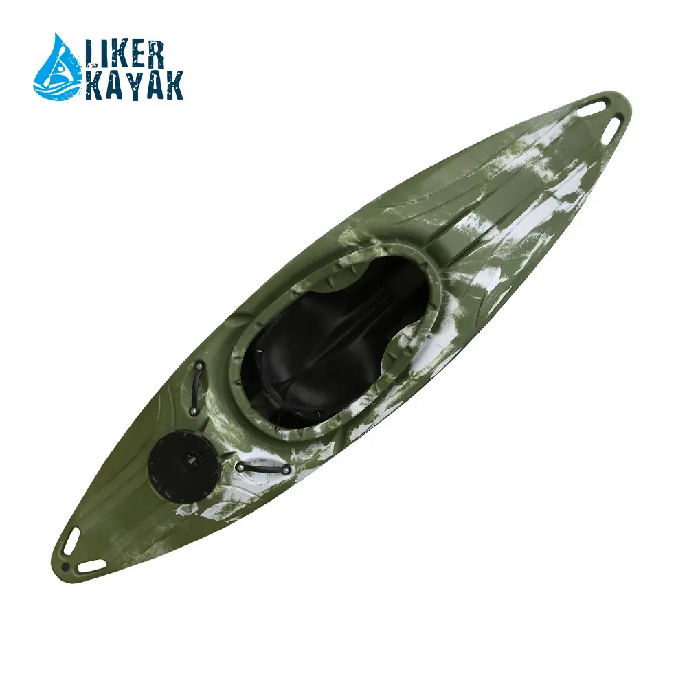 High Quality 2.7m Plastic Whitewater kayak Creeking Rafting Boats Canoe Kayak