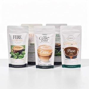 Bolsas de café liofilizadas personalizadas Bolsa de pie resellable a prueba de humedad para bebidas de sushi y gelatina - Product Image 5