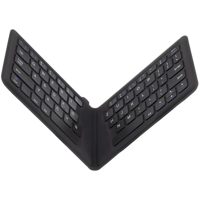 Smart Keyboard Mini Portable Tablet Phone Keyboard Foldable Blue tooth Wireless keyboard