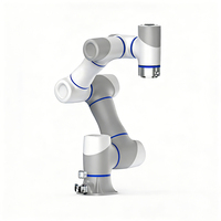 Bras robotisé collaboratif industriel à 6 axes, moteur PLC, boîte de vitesses, roulement, structure en alliage d'aluminium, 220W 48V, déchargement