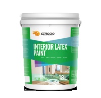 Peinture intérieure au latex de haute qualité, à base d'eau, anti-moisissure, lavable, pour la maison, couleurs personnalisées, fourniture d'usine