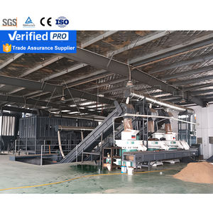 LANE Factory Tallos de algodón Conchas de maní Aserrín Máquina de fabricación de pellets Molino de pellets de madera Línea de producción de pellets de madera de 1 tonelada - Product Image 2