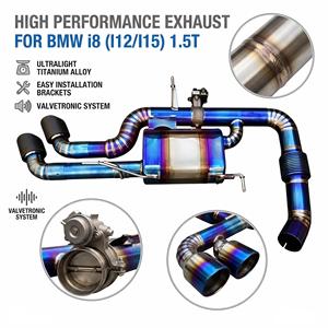 ระบบท่อไอเสียวาล์วไทเทเนียม Vortex High Flow สำหรับ BMW i8 I12 I15 1.5T เสียงแบบ Deep Sport พร้อมชุดปรับแต่งแบบไม่ต้องตัดต่อ - Product Image 1