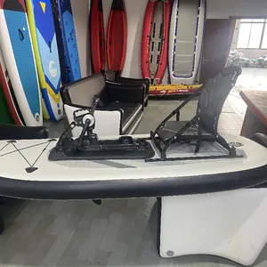 Paleta impulsada por pedal para una sola persona, triciclos inflables con pedal, tabla de pesca, Kayak Sup