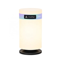 Lampe de table intelligente JINK Luma Mini Matter compatible avec HomeKit, commande vocale Siri, luminosité réglable, LED à intensité variable