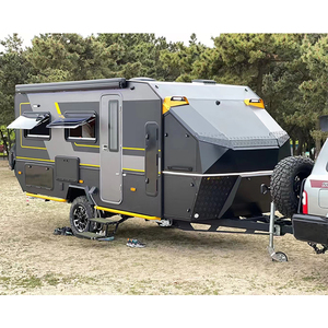 Remolque de Viaje Todoterreno 4x4, Nuevo Diseño, Remolque Familiar con Plataforma para Transporte de Juguetes, Remolque de Camping en Venta, Caravana de 19 Pies - Product Image 2