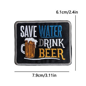 Vente en gros Patchs thermocollants Mama Designs personnalisés Lettres occidentales brodées à <span class=keywords><strong>coudre</strong></span> pour vêtements Autocollants gagnants Badges avec logo - Product Image 2