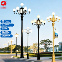 Solution intelligente pour villes connectées, lampadaire LED intelligent en aluminium étanche IP65, caméras HD, WIFI, Éthiopie, Kirghizistan