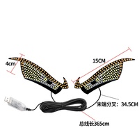 Lumière décorative LED en aluminium Lemombo Devil's Eye 12V pour voitures, installation facile, éclairage de la lunette arrière sans fil, éclairage intérieur automobile