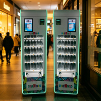 Distributeur automatique personnalisable à 4 niveaux pour mini-produits et boissons