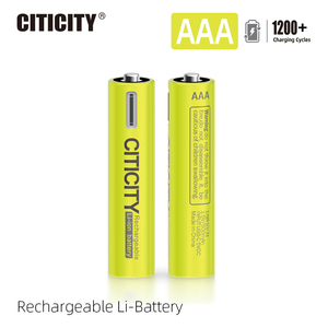 CITICITY แบตเตอรี่แบบชาร์จไฟได้ขนาด AAA แพ็ค 4 ก้อน 1.5V 500mAh ใช้งานได้ยาวนานสำหรับเมาส์คอมพิวเตอร์ ของเล่นอิเล็กทรอนิกส์ นาฬิกา - Product Image 6