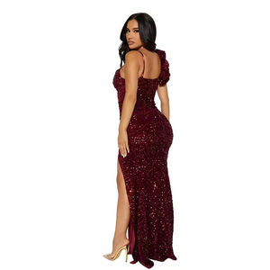 เดรสงานพรอมแฟชั่นลายสายเดี่ยว - Product Image 4