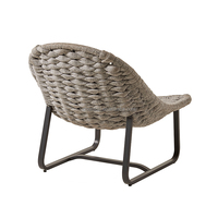 Fauteuil inclinable moderne en tissu nuage avec repose-pieds pour balcon et petits espaces