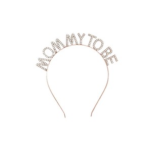 Decorazione Baby Shower mamma per essere cerchietto corona di Tiara oro <span class=keywords><strong>rosa</strong></span> mamma per essere Baby Shower favorisce regali decorazioni per feste - Product Image 2