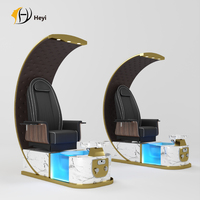 Fauteuil de pédicure et de massage Human Touch King Throne à dossier haut pour spa et salon de soins des pieds