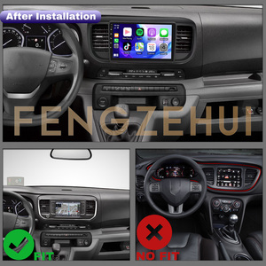 Lecteur multimédia Android pour Peugeot Expert/Citroën <span class=keywords><strong>Jumpy</strong></span> 2016-2023 CarPlay 4GWIFI Lecteur DVD universel Système de navigation Radio - Product Image 2