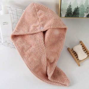Serviette de haute qualité absorbante, séchage rapide, douce, en microfibre gaufrée, turban magique pour cheveux, logo personnalisé - Product Image 3