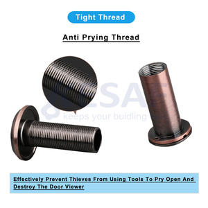 Thiết kế phổ biến hợp kim kẽm cửa người xem độc quyền an ninh phía trước cửa lổ nhìn trộm người xem - Product Image 5