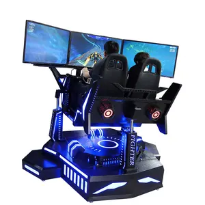 Virtual Reality Entertainment 9D VR Racing Simulator Machine 3 Screen 3 Axis Racing Car Game