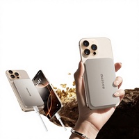 Batterie externe magnétique ultra-mince sans fil avec chargeur basse température 20W portable pour voyage en avion 5000mAh