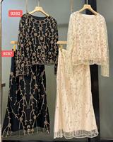 Robe maxi musulmane modeste faite à la main pour femmes pour l'Aïd, mariage, Moyen-Orient, ODMDubai, robe en velours brodée de perles, kaftan de soirée