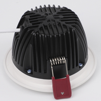 Spot LED Plat Moderne 90mm 10W 15W 18W 24W Downlight 3500K Aluminium 220V Haute Luminosité CE pour Centre Commercial
