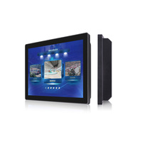 Moniteur tactile mural/encastrable, rapport 4:3, FHD, 15 pouces, 17 pouces, 19 pouces, écran tactile PC avec WIFI RS232 pour kiosque